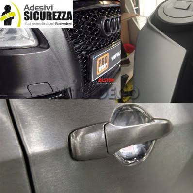 Stickerslab Brushed Gunmetal Aluminium Car Vinyl Wrap Film (Air Bubble Free) in 3 Colours 152cm x 100cm Silver Brushed Aluminium