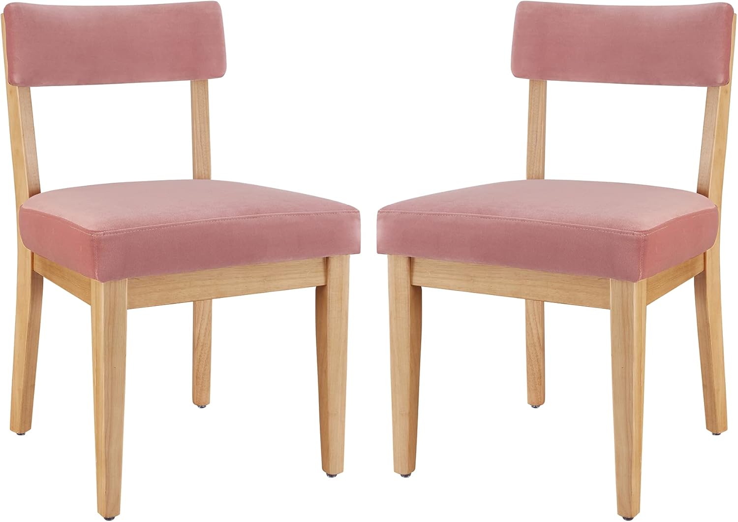 Ball & Cast Kitchen Dining Chair 19W x 22.75D x 35.25H Beige Set of 2