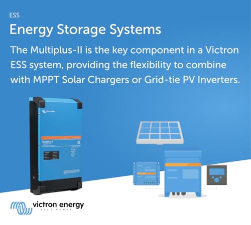 Victron Energy MultiPlus-II Pure Sine Wave Inverter Charger for 70 amp Battery, 120V, 3000VA 24-Volt