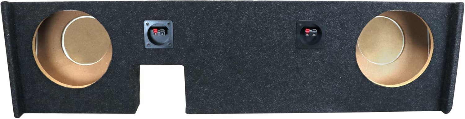 Bbox A372-10CP Dual 10 Sealed Carpeted Subwoofer Enclosure - Fits 2004 - 2008 Ford F150 Super Crew / Super Cab