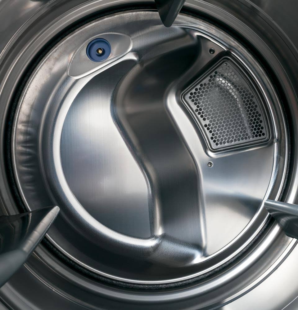 GE RightHeight GFDR485EFMC Front-Loading Electric Dryer - Metallic Carbon