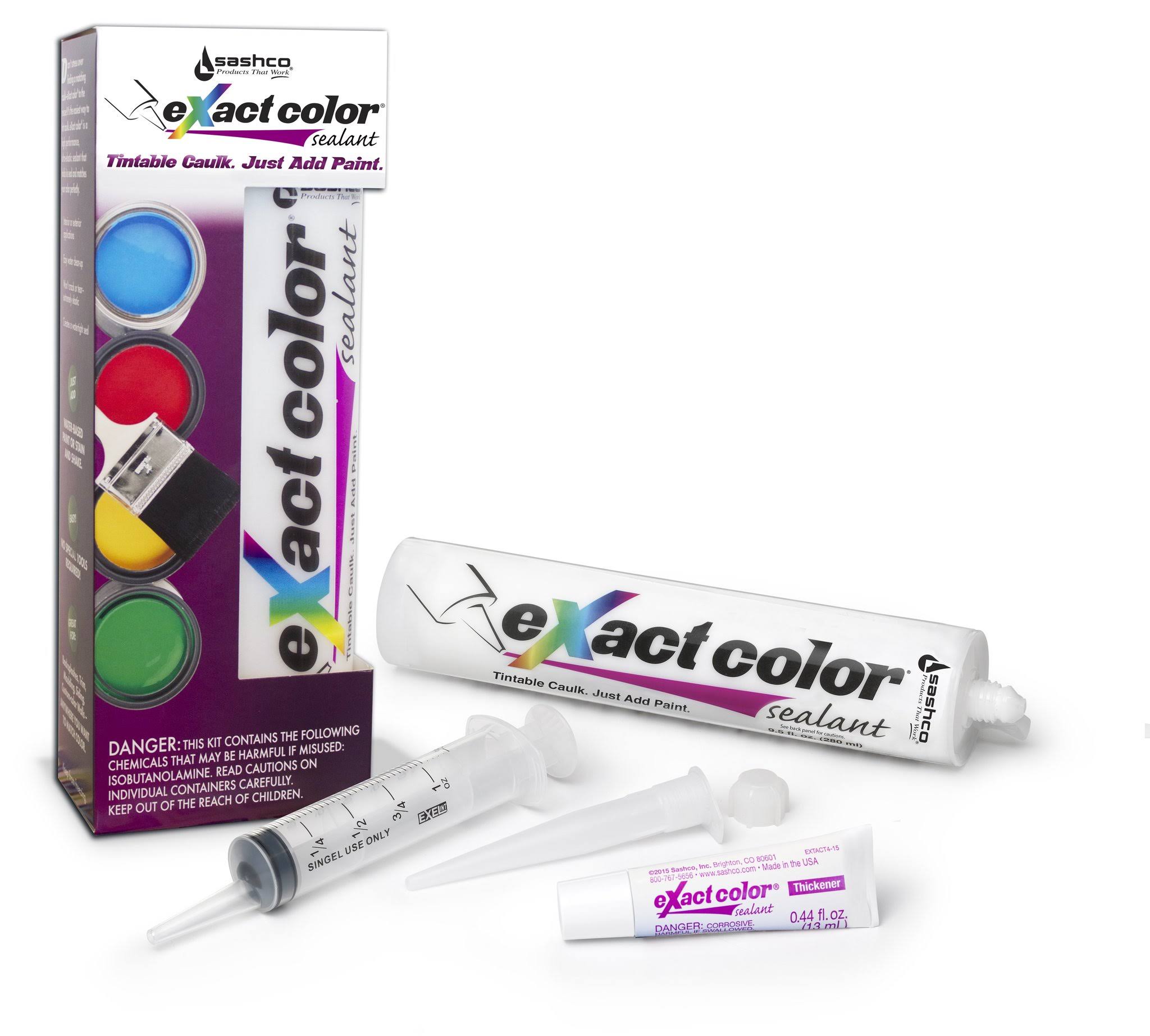 Sashco 12005 Caulk Exact Color Sealant, Contractor Pack