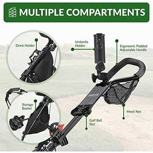 Caddytek CaddyLite 11.5 V3 Golf Push Cart - Sports Supplies Online Store