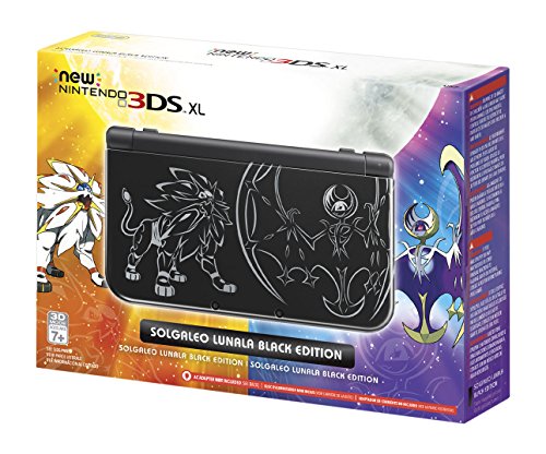 New Nintendo 3DS XL Solgaleo Lunala Console Black Edition - Radiant Selections