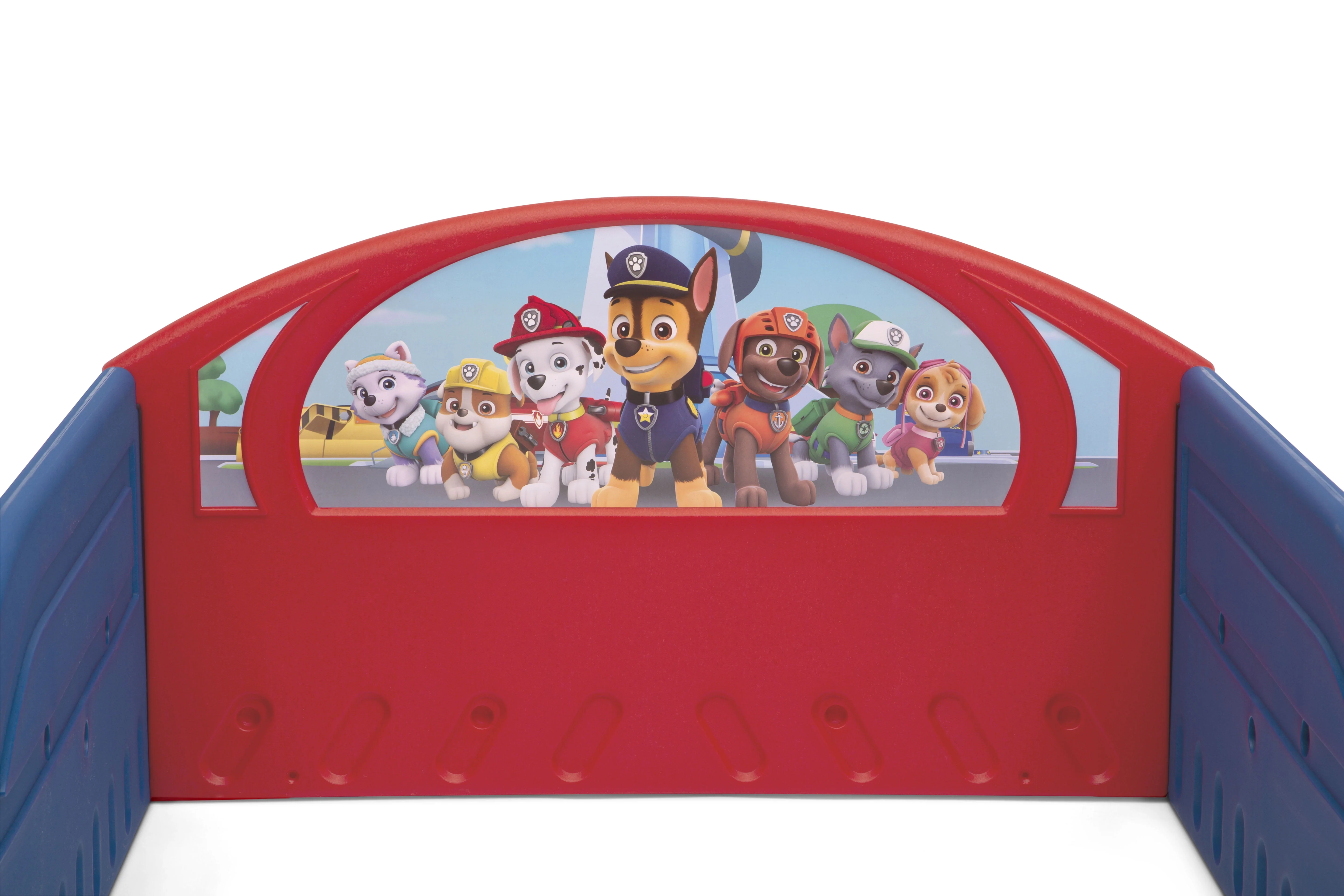 Nick Jr. PAW Patrol Plastic Sleep and Play Toddler Bed by Delta Children