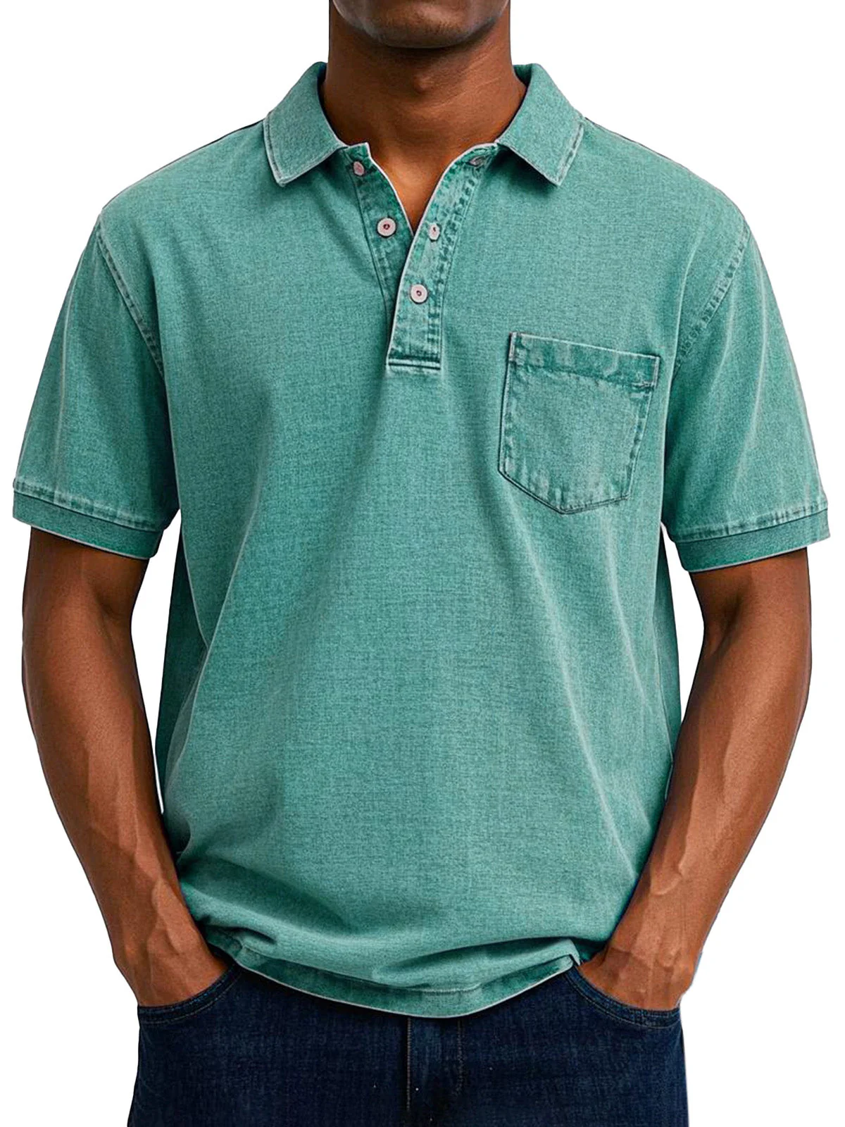 Maxime | Stylish Denim Polo Shirt for Men
