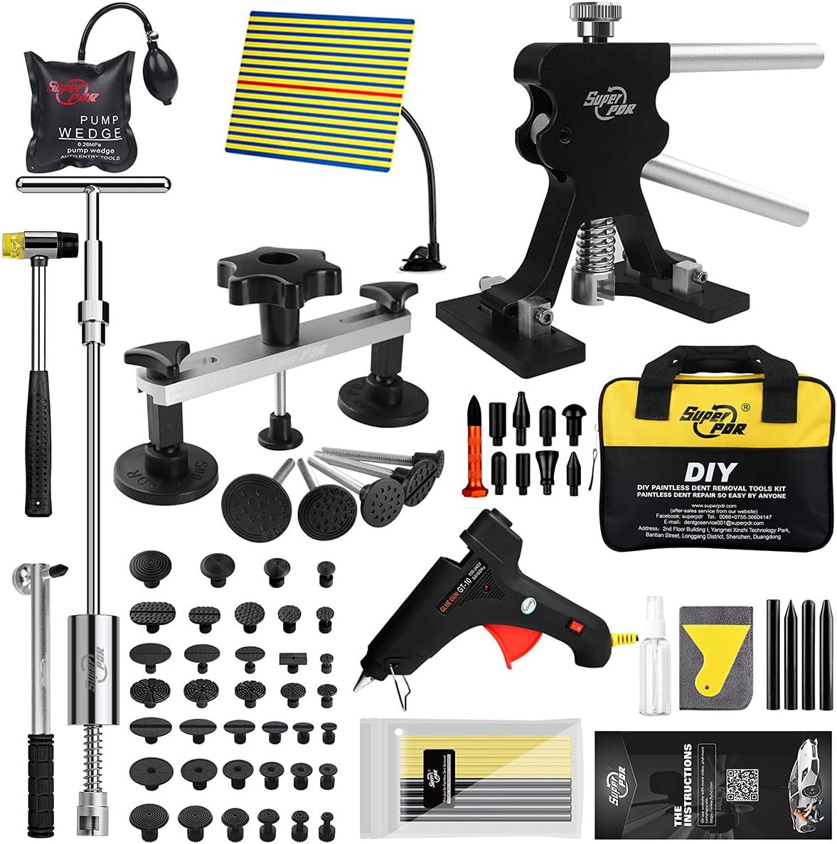 Super PDR Paintless Dent Repair Kit