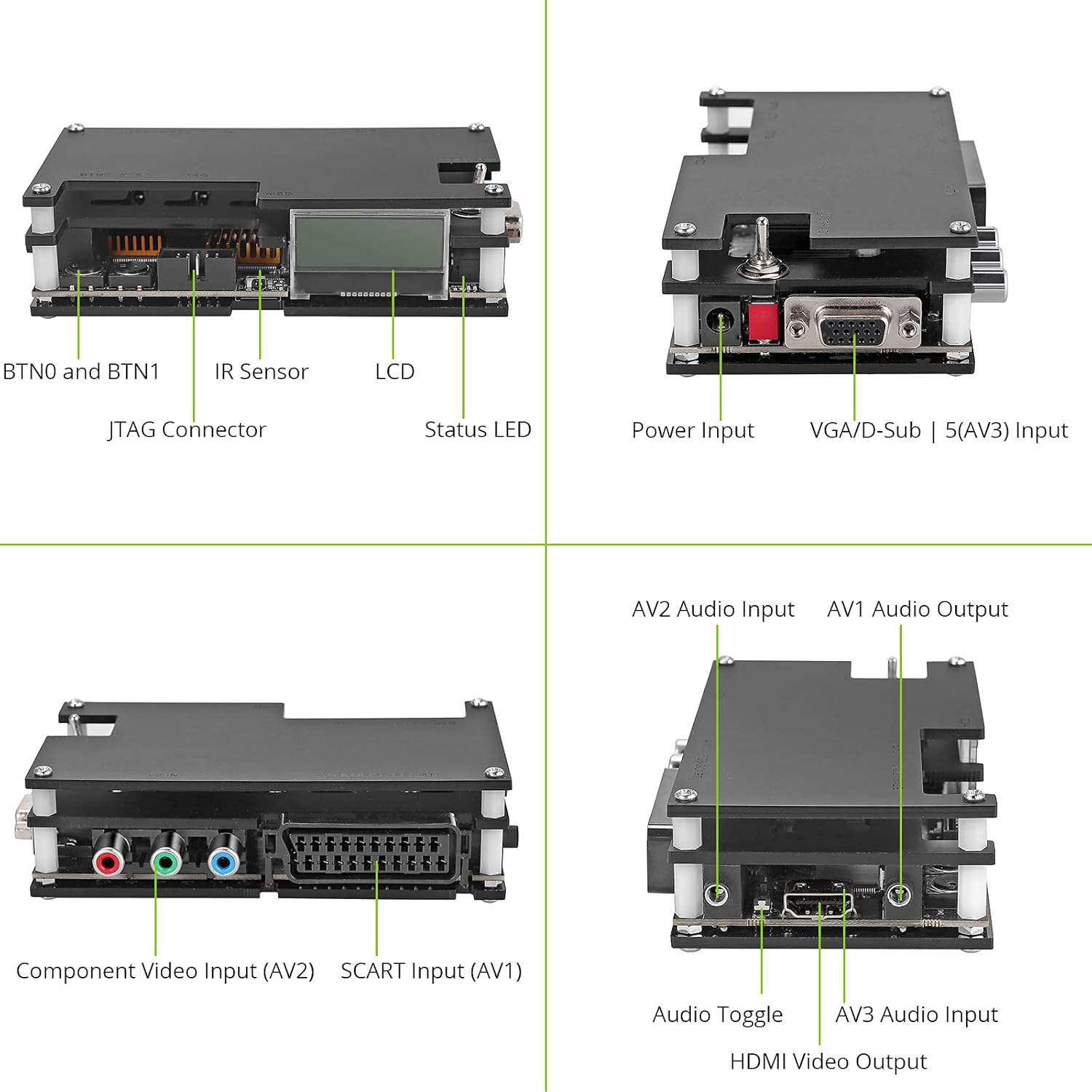 LiNKFOR OSSC Open Source Scan Converter v1.6 with SCART