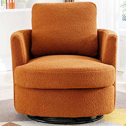 ODUWA Swivel Barrel Chair Set of 2