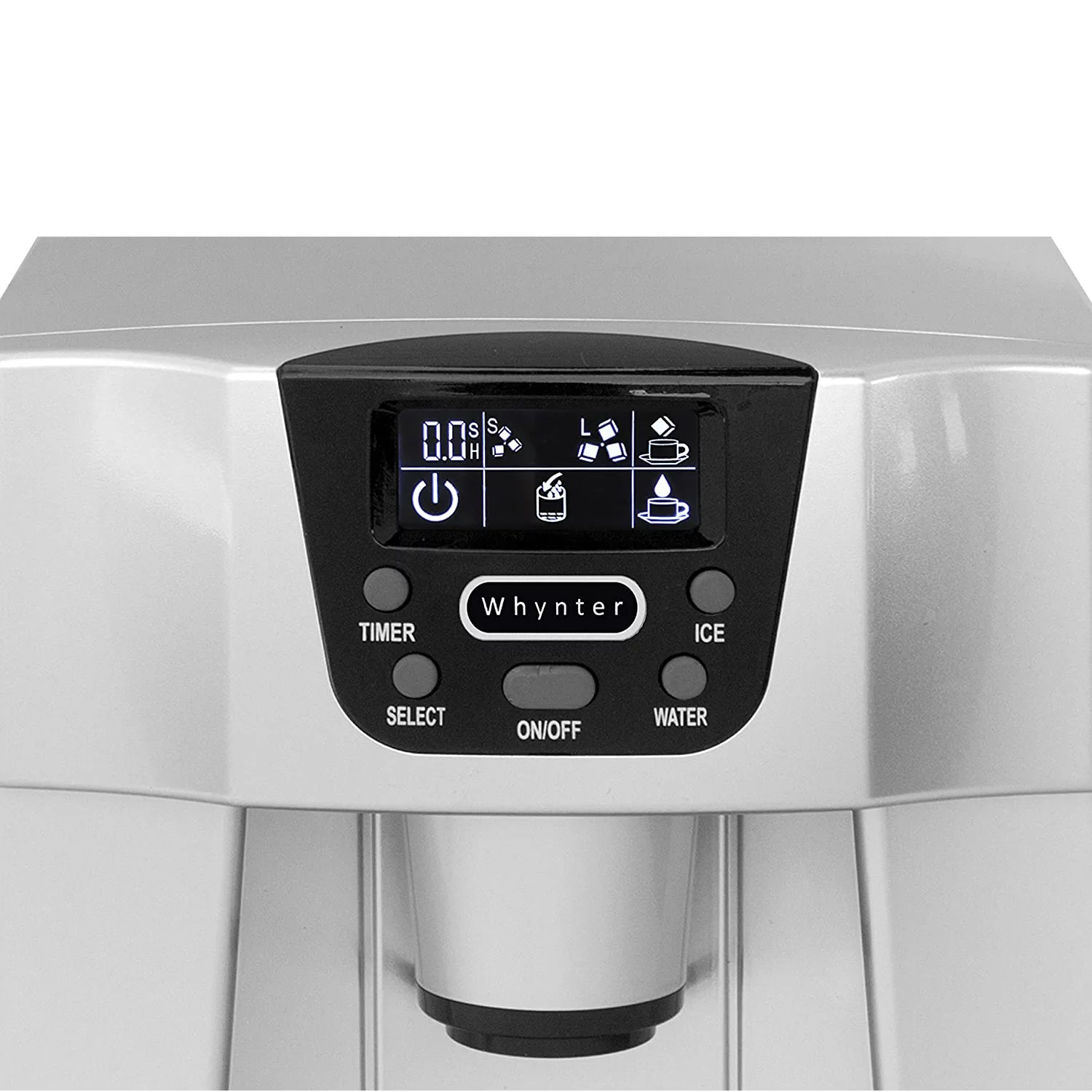 Whynter IDC-221SC Countertop Direct Connection Ice Maker and Water Dispenser – Silver