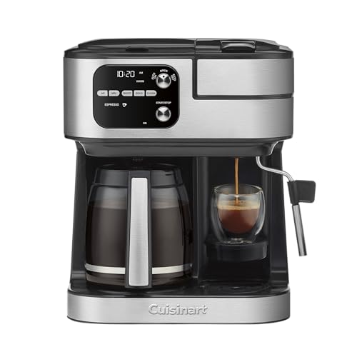 Cuisinart Coffee Center Barista Bar 4-in-1 Coffee Maker, Single-Serve Pods Compatible, Coffeemaker, Three Brewing Sizes, SS-4N1MBNAS, Black
