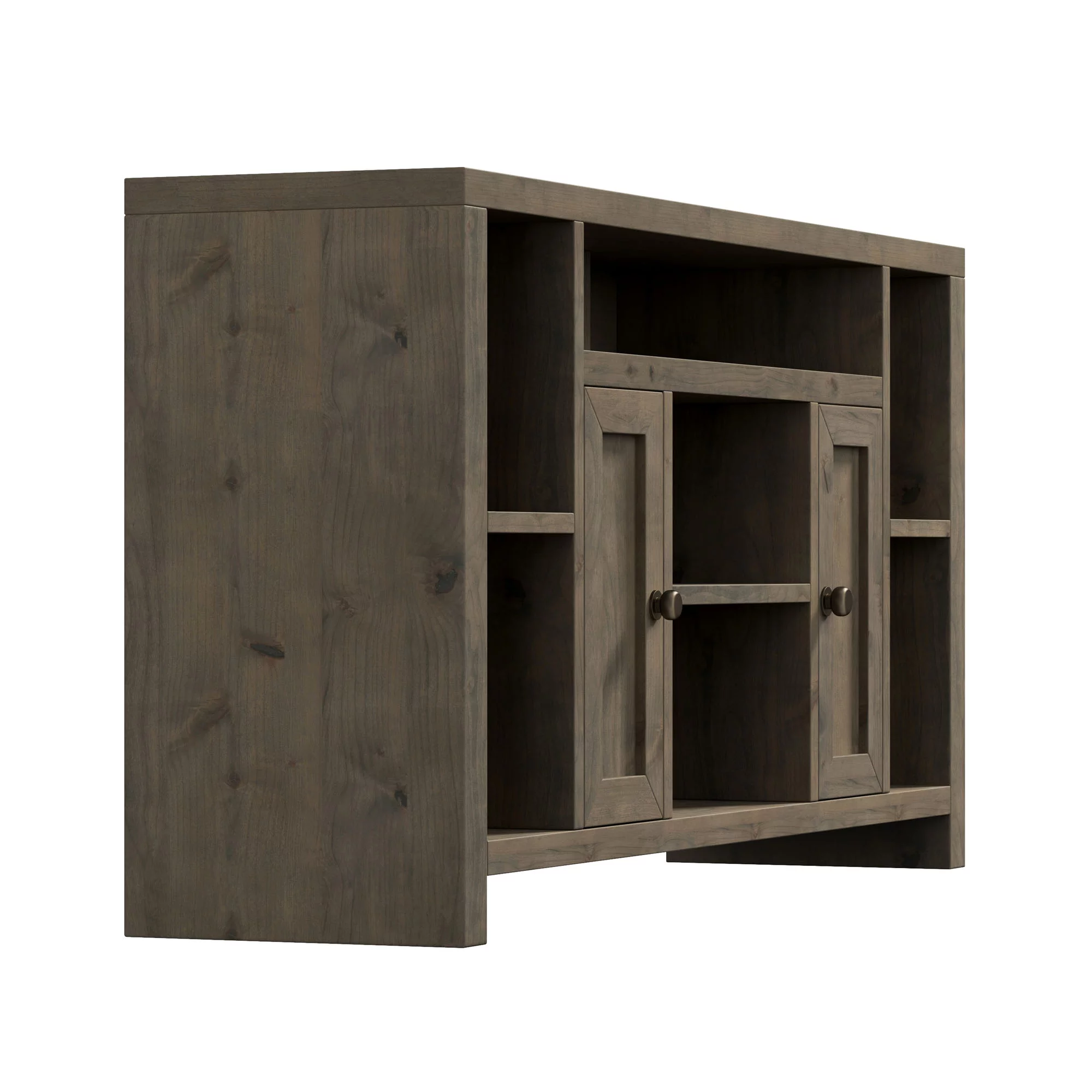 Bridgevine Home Modern Rustic TV Stand for 70 inch TV, Fully Assembled