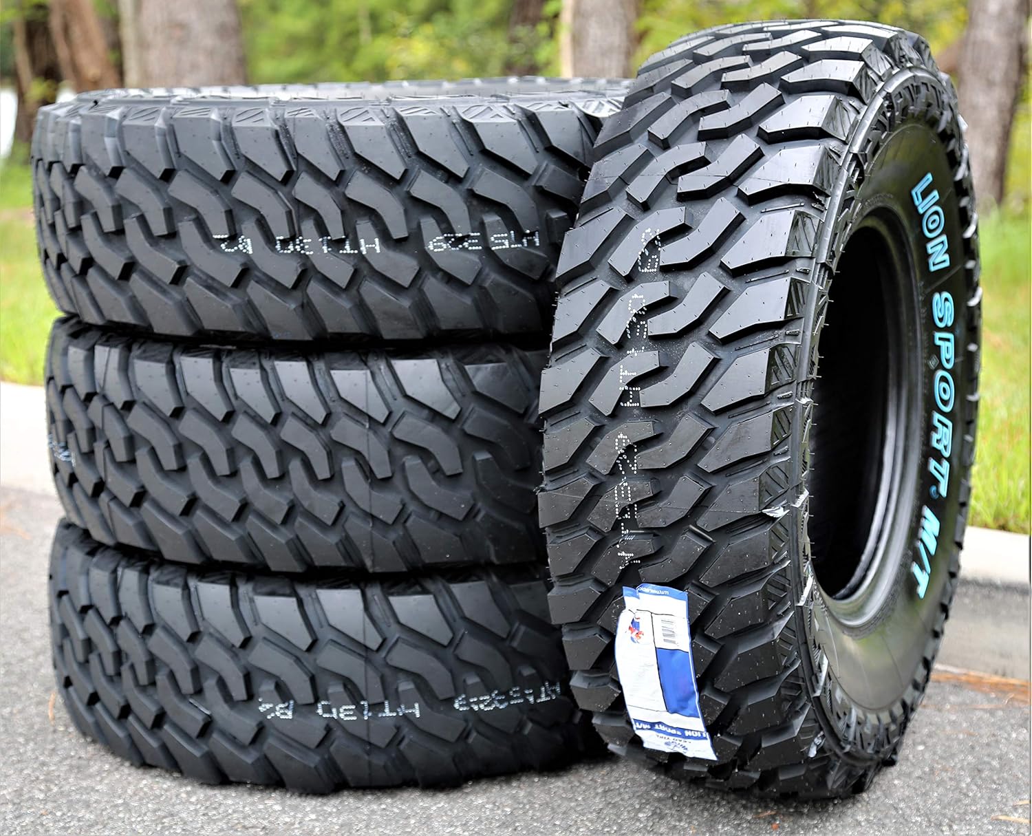 Leao Lion Sport MT M/T Mud Off-Road Light Truck Radial Tire-LT265/70R16 265/70/16 265/70-16 110/107Q Load Range C LRC 6-Ply OWL Outlined White Letters