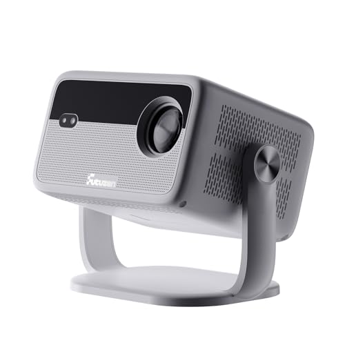 【Netflix Officially Licensed & Auto Image Set-up】Smart Projector with WiFi and Bluetooth,600 ANSI Native 1080P Voice Control Outdoor Movie Projector