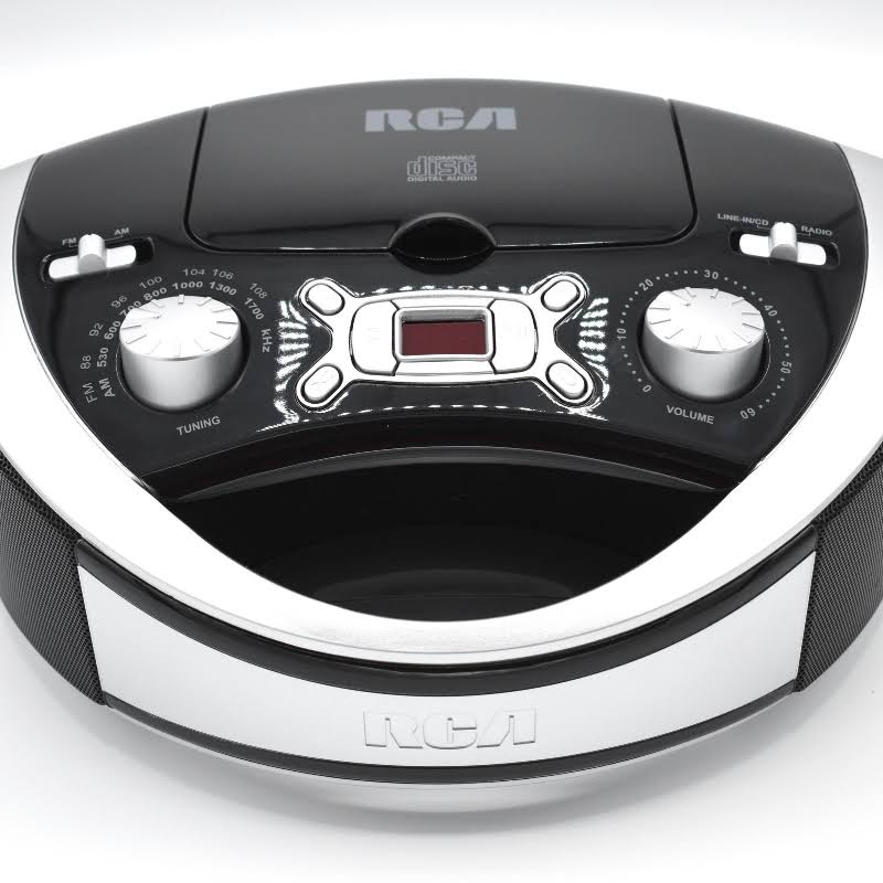 RCA RCD331BK Portable CD Player with Am/fm Radio - Black
