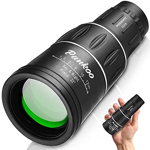 16X52 Monocular Telescope High Powered for Adults, 2023 Power Prism Compact Monoculars for Adults,HD Monocular Scope for Gifts, Outdoor Activity