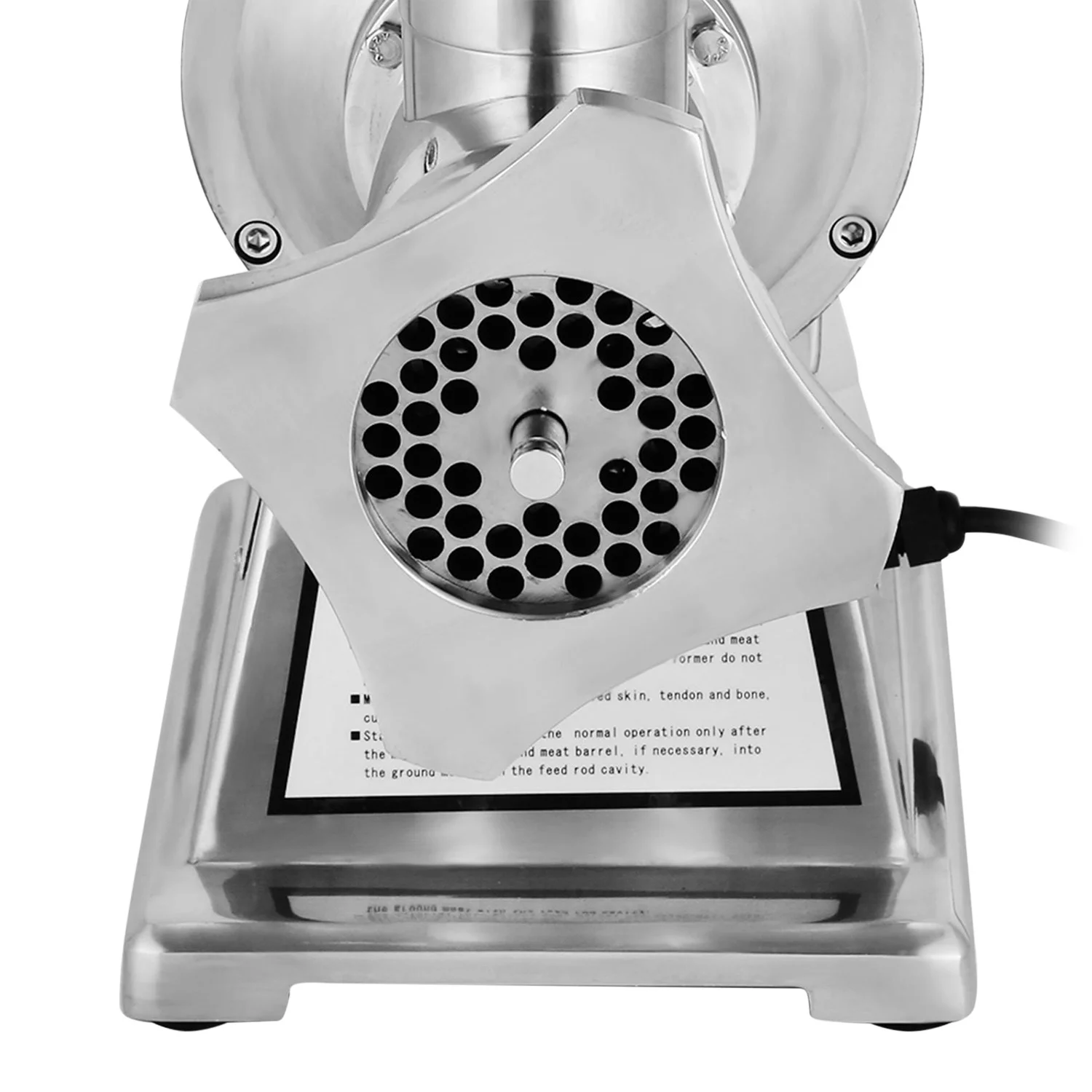 GorillaRock Meat Grinder Commercial | Electric Minced Meat Maker | Stainless Steel Meat Chopper | 250 kg (550 lbs) p/h | 110V