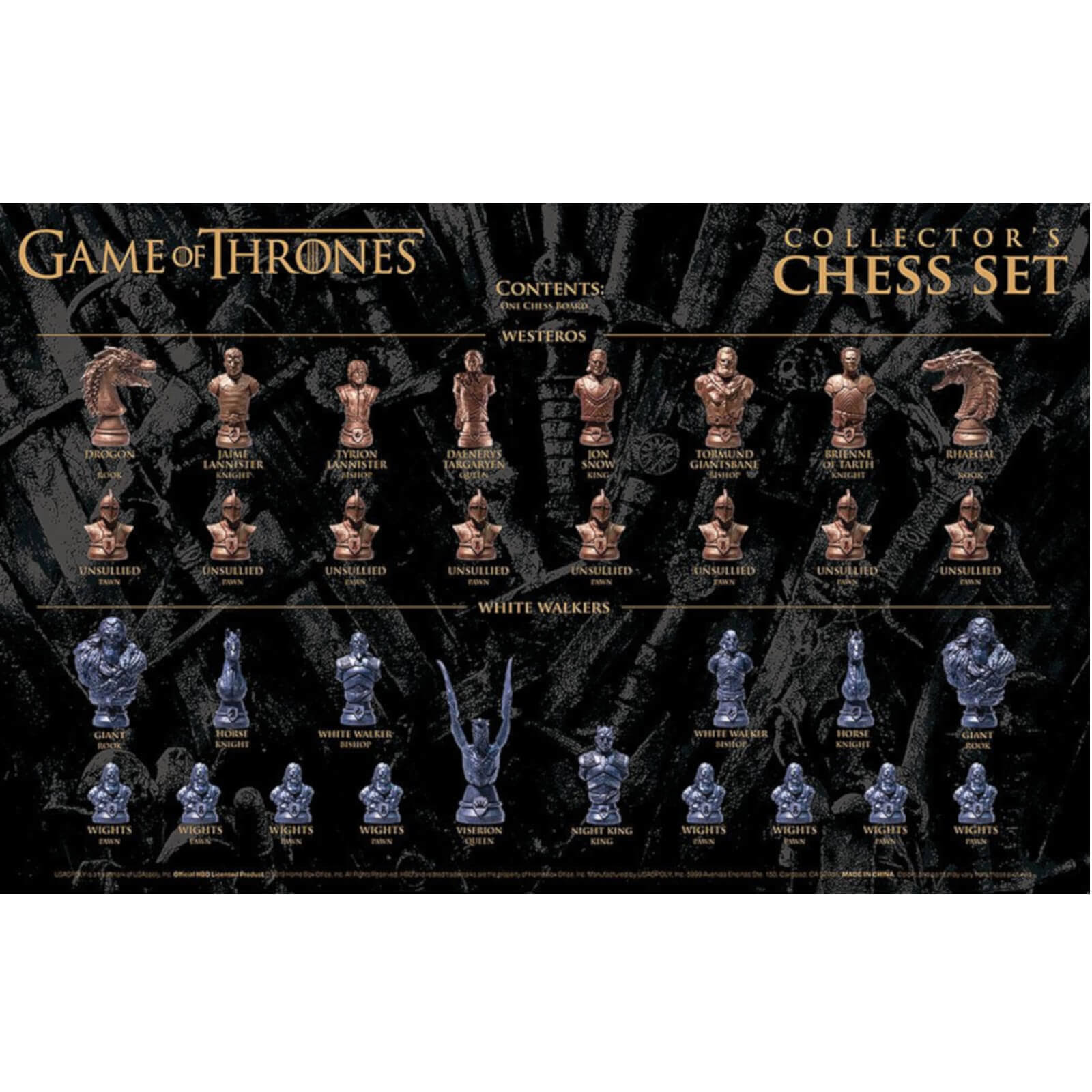 Game of Thrones Chess Set