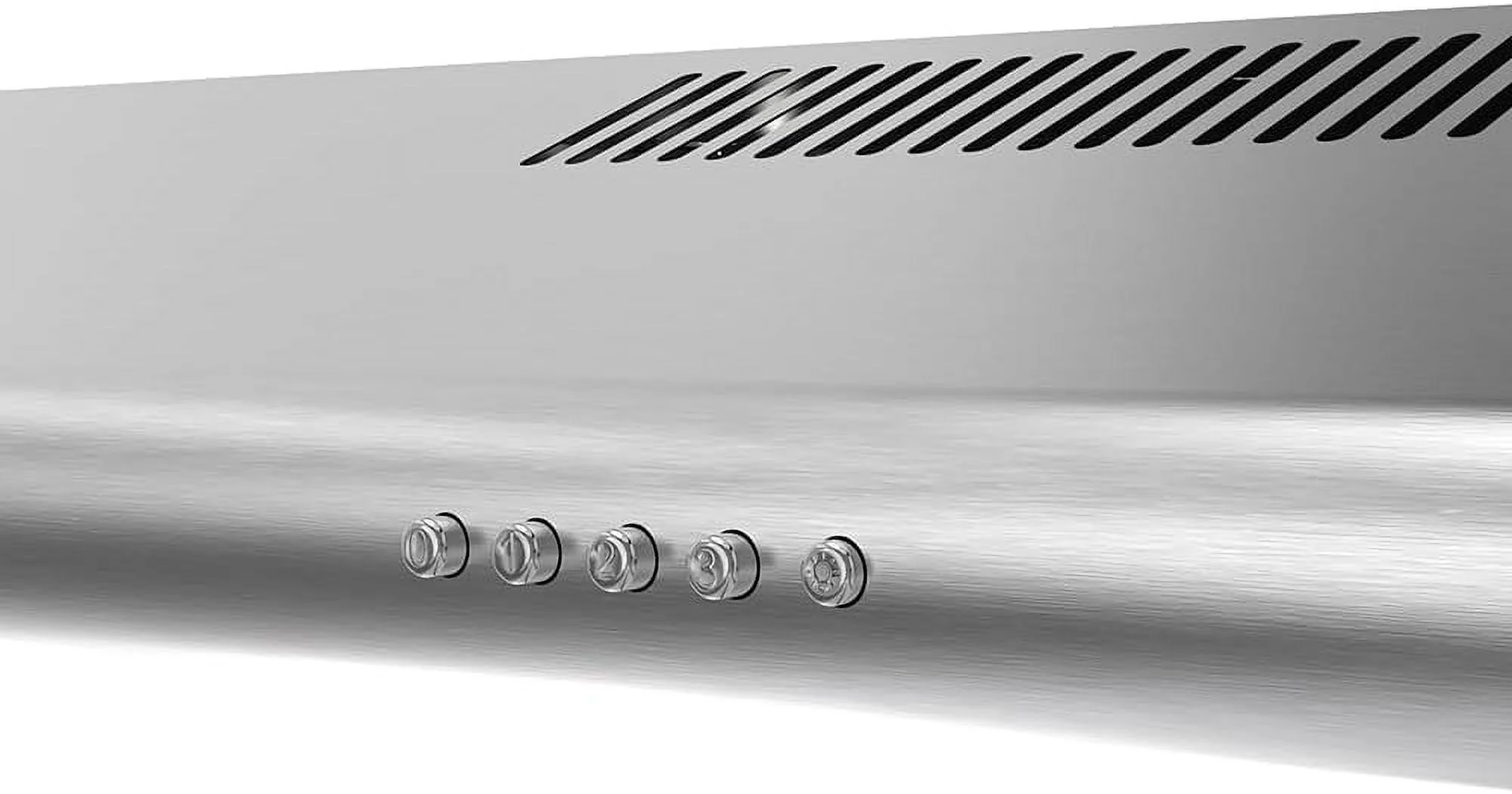Streamline 30 in. Moncalieri Ductless Undermount Range Hood in Brushed Stainless Steel with Mesh Filters, Push Button Control, LED Light