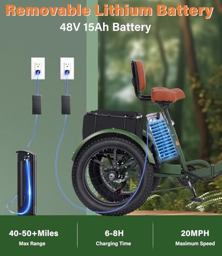 Adult Electric Tricycle Adult Tricycle 3 Wheel Bikes Adults Electric Three Wheel Bike - Radiant Selections