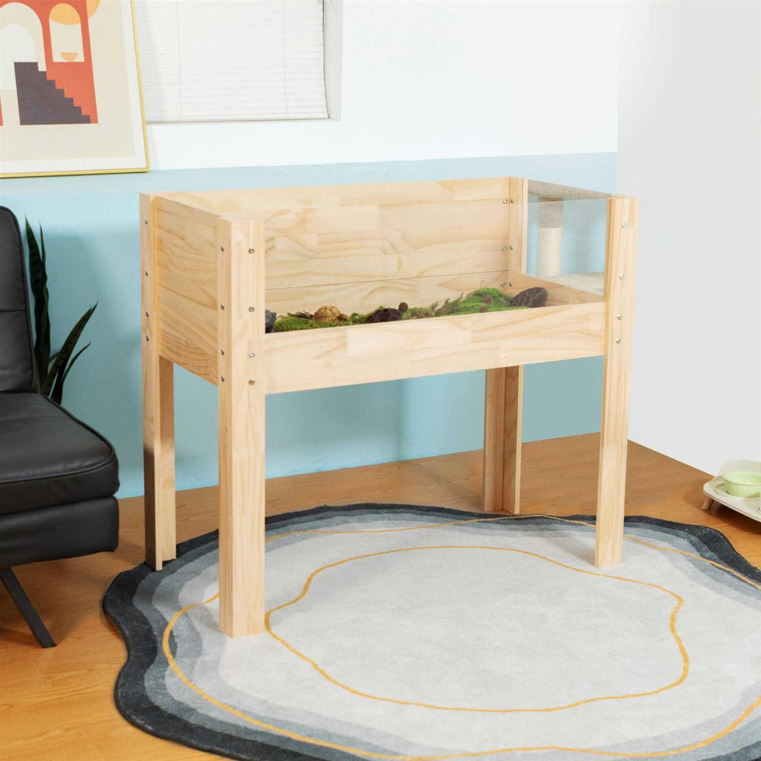 Coziwow Wooden Tortoise Habitat with A Waterproof Cloth - Pet Supplies online store