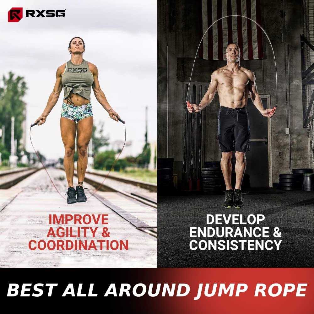 Rx Smart Gear Jump Rope Black Ops Ergonomic Handles with Trans Black Cable Buff 3.4 - Sports Supplies Online Store