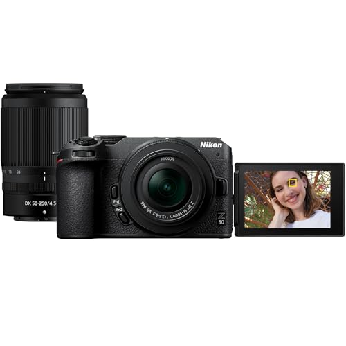 Nikon Z 30 Compact and Lightweight Mirrorless Camera with NIKKOR 16-50mm Lens with Creator's Kit