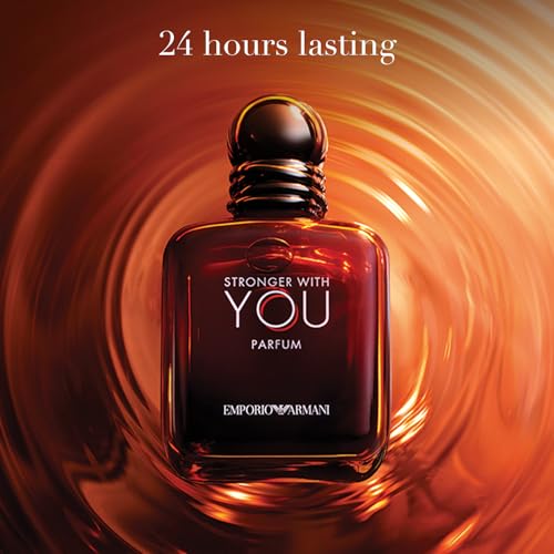 Armani Beauty - Stronger With You - Parfum - Cologne for Men - Woody & Ambery Fragrance - Rum, Bergamot, Lavendar, Cedarwood, and Vanilla Notes