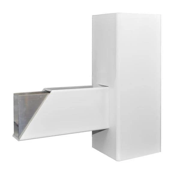 Weatherables Captiva 4 ft. x 5 ft. White Vinyl Pool Fence Gate