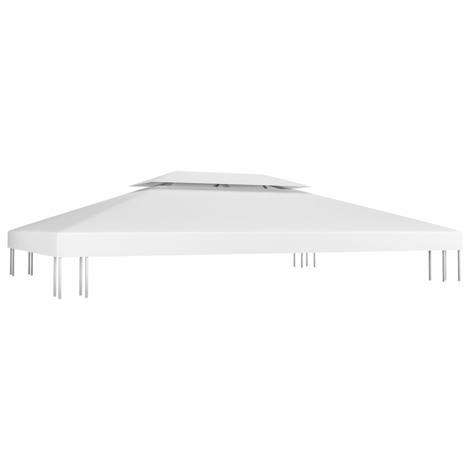 ikayaa 2-Tier Gazebo Cover 310 g/m² 13.1'x9.8' White