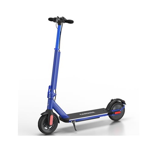 Caroma Electric Scooter, 350W/500W/750W Powerful Motor, 20/25/30 Miles Long Range, 20/25 Mph Top Speed, 9" Solid Tires