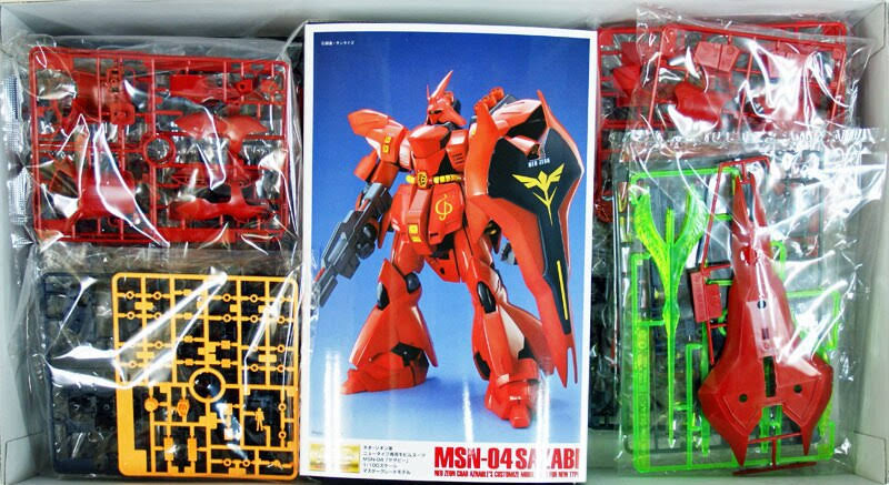 Bandai MG 1/100 Sazabi Gundam Char&s Counterattack Assembly