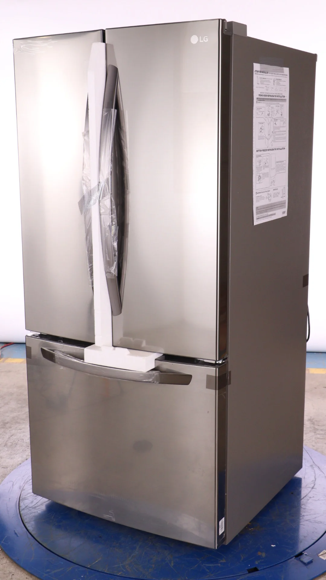 LG 33 IN. 25 CU. FT. STAINLESS STEEL LOOK FRENCH DOOR REFRIGERATOR WITH SMART DIAGNOSIS - LRFNS2503V