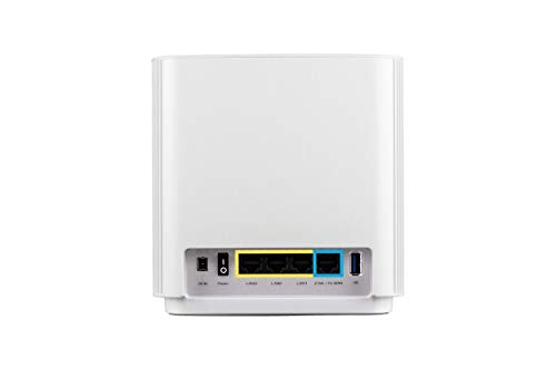 ASUS ZenWiFi AX6600 Tri-Band Mesh WiFi 6 System (XT8 1PK) - Whole Home Coverage up to 2750 sq.ft & 4+ rooms, AiMesh