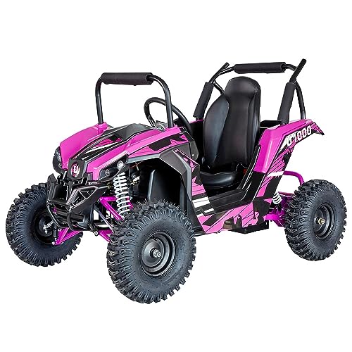 UTV Ride on Car (Large), 48V Shock Absorber Electric Vehicles with Disk Brake, Gear Switch, Steel Frame, Off-Road Tire, Flexible Seat Belt and Seat