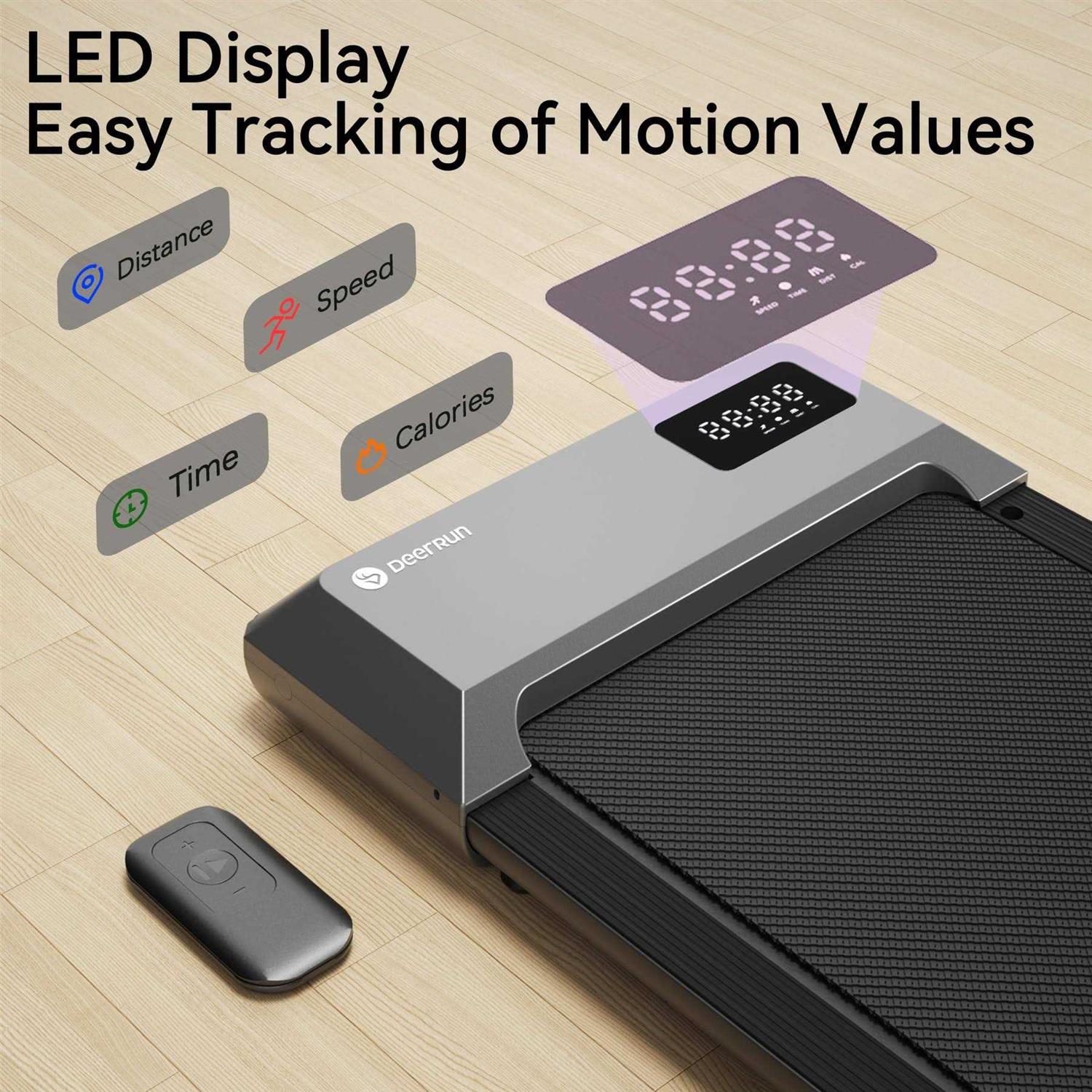 DeerRun Walking Pad Treadmill 2024 Upgrade Smart Treadmills for Home - Sports Supplies Online Store