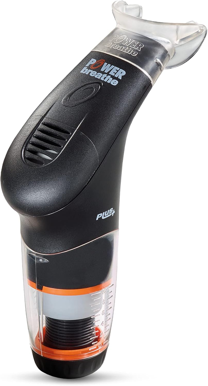 POWERbreathe - Breathing Exercise Device, Breathing Trainer and Therapy Tool to Strengthen Breathing Muscles and Help Lung Capacity