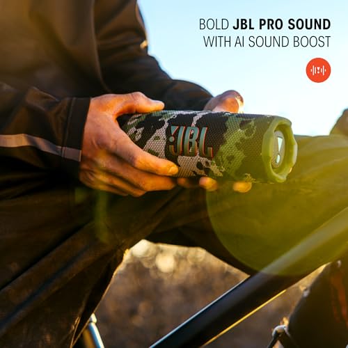 JBL Flip 7 - Portable Waterproof and Drop-Proof Speaker, Bold Pro Sound with AI Sound Boost, 16Hrs of Playtime