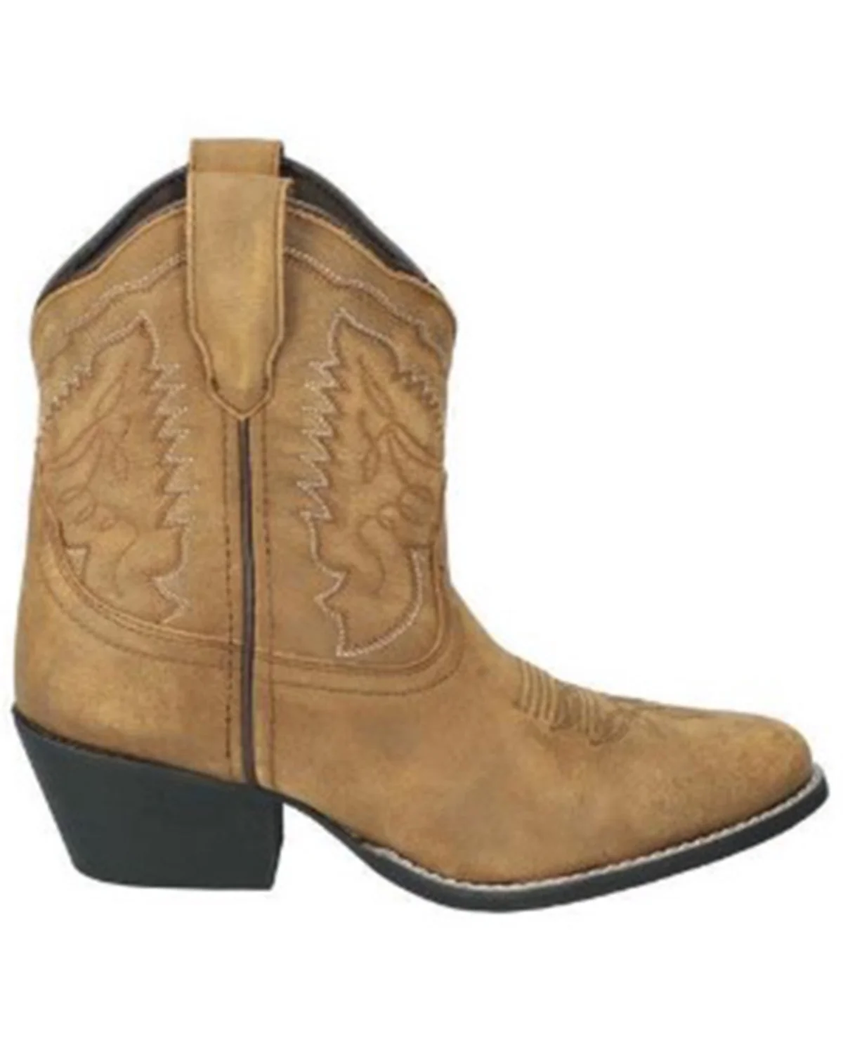 Smoky Mountain Women's Daisy Distressed Western Boot Medium Toe Brown 8 M