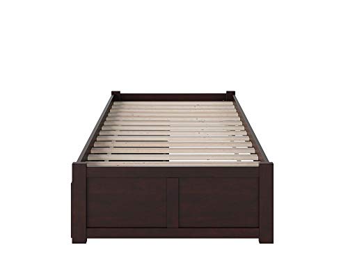 AFI Concord Platform Bed with Footboard & Storage Drawers