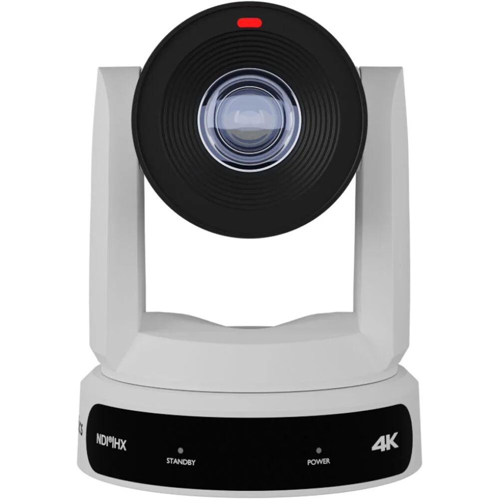 PTZOptics Move 4K SDI/HDMI/USB/IP PTZ Camera with 30x Optical Zoom (White) (PT30X-4K-WH-G3) + PTZOptics PT-JOY-G4 Joystick Controller