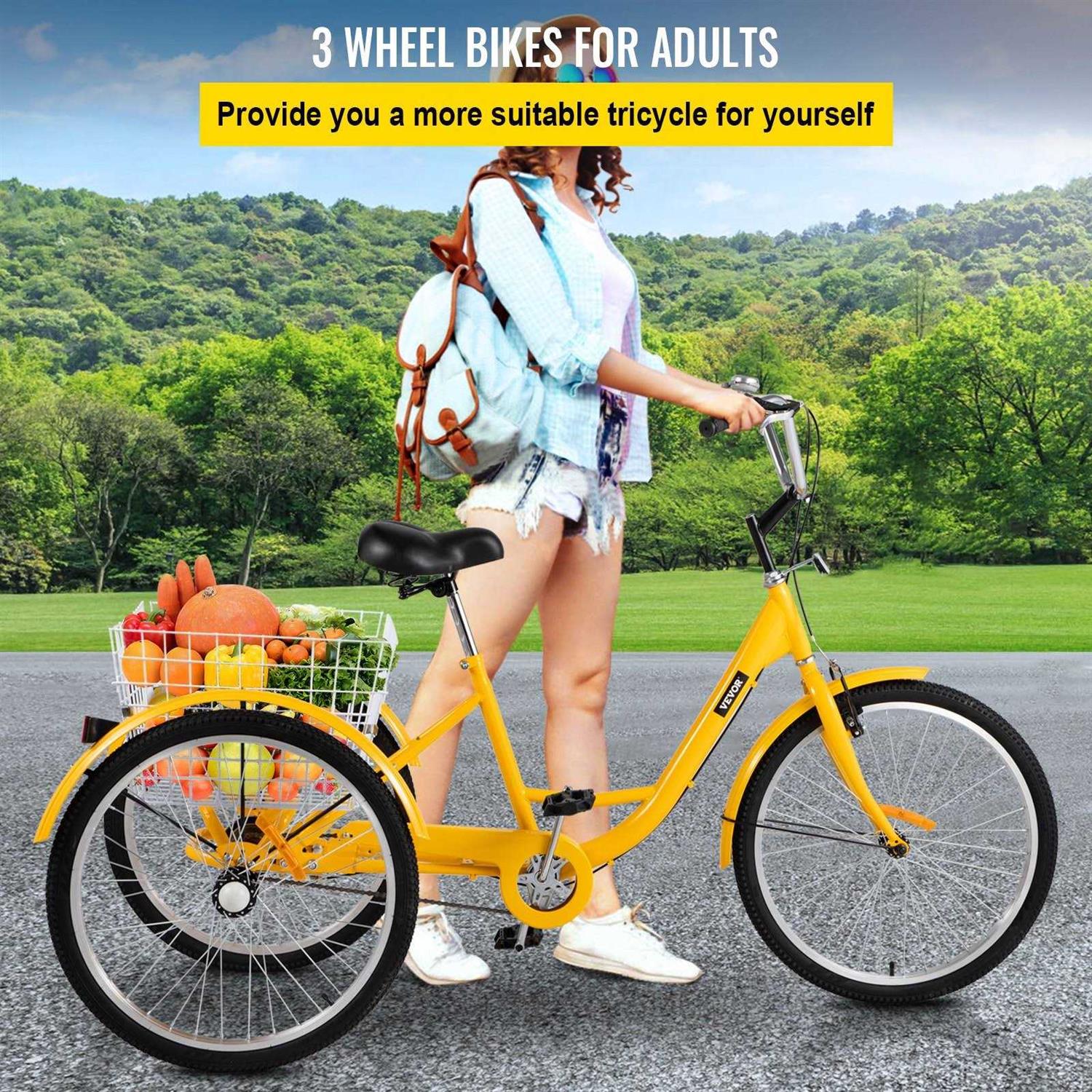 Vevor Adult Tricycle - Sports Supplies Online Store