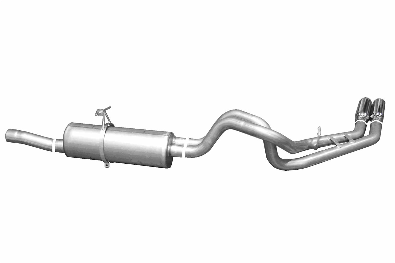 Cat-Back Dual Sport Exhaust System, Stainless Fits select: 1999-2004 FORD F250, 1999-2004 FORD F350