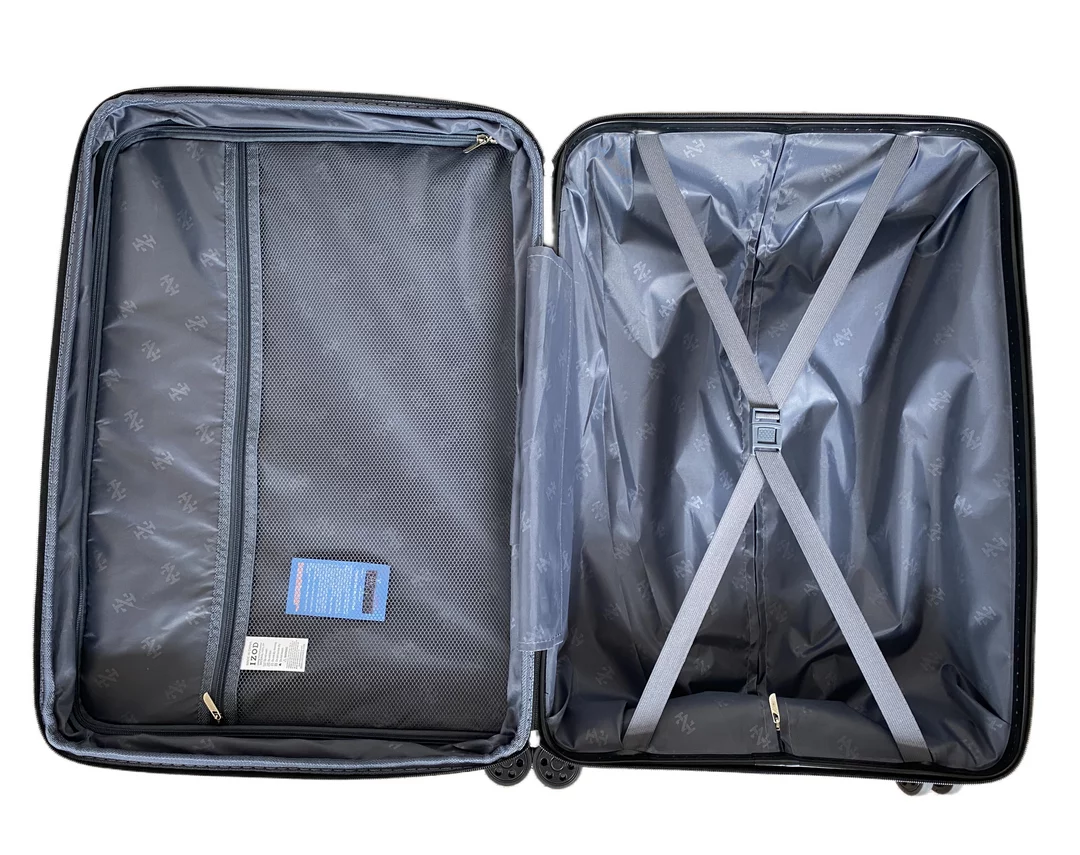 IZOD Ashley Polycarbonate Hard shell Expandable Lightweight 360 Dual Spinning Wheels Combo Lock 28", 24", 20" 3 Piece Luggage Set / Sage