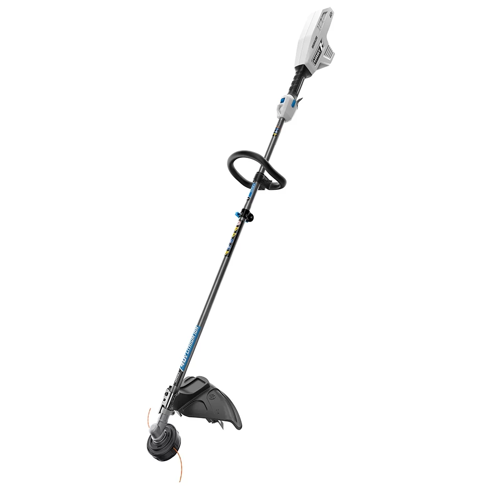 HART 40 Volt Cordless Brushless Attachment Capable 15-inch String Trimmer Kit, (1) 4.0Ah Lithium-Ion Battery