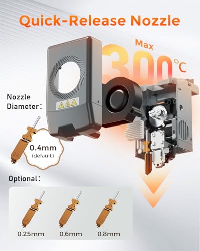 FLASHFORGE AD5X Multi-Color 3D Printer 4 Colors with IFS, Fully Auto Leveling FDM 3D Printer with Max 600mm/s High Speed Printing and Max 300&deg