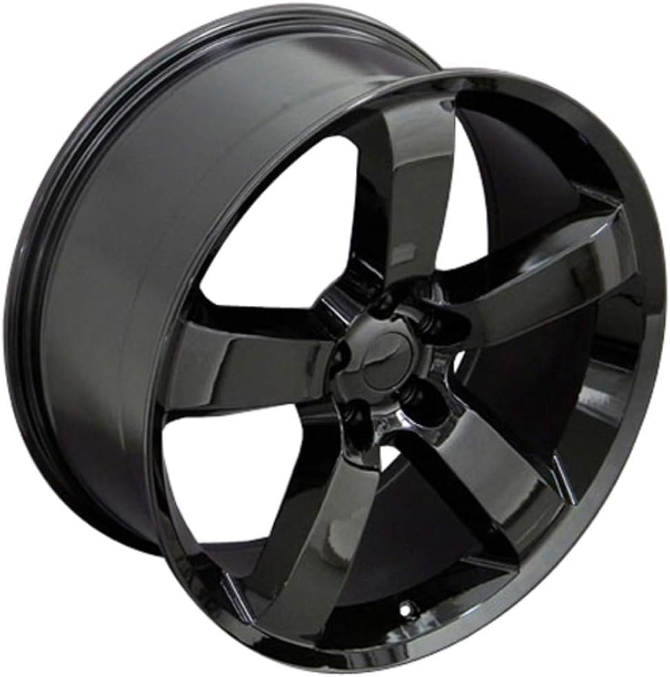 Partsynergy Replacement For 20" Rim fits 2006-2018 Dodge Charger SRT Style Black 20x9 Wheel