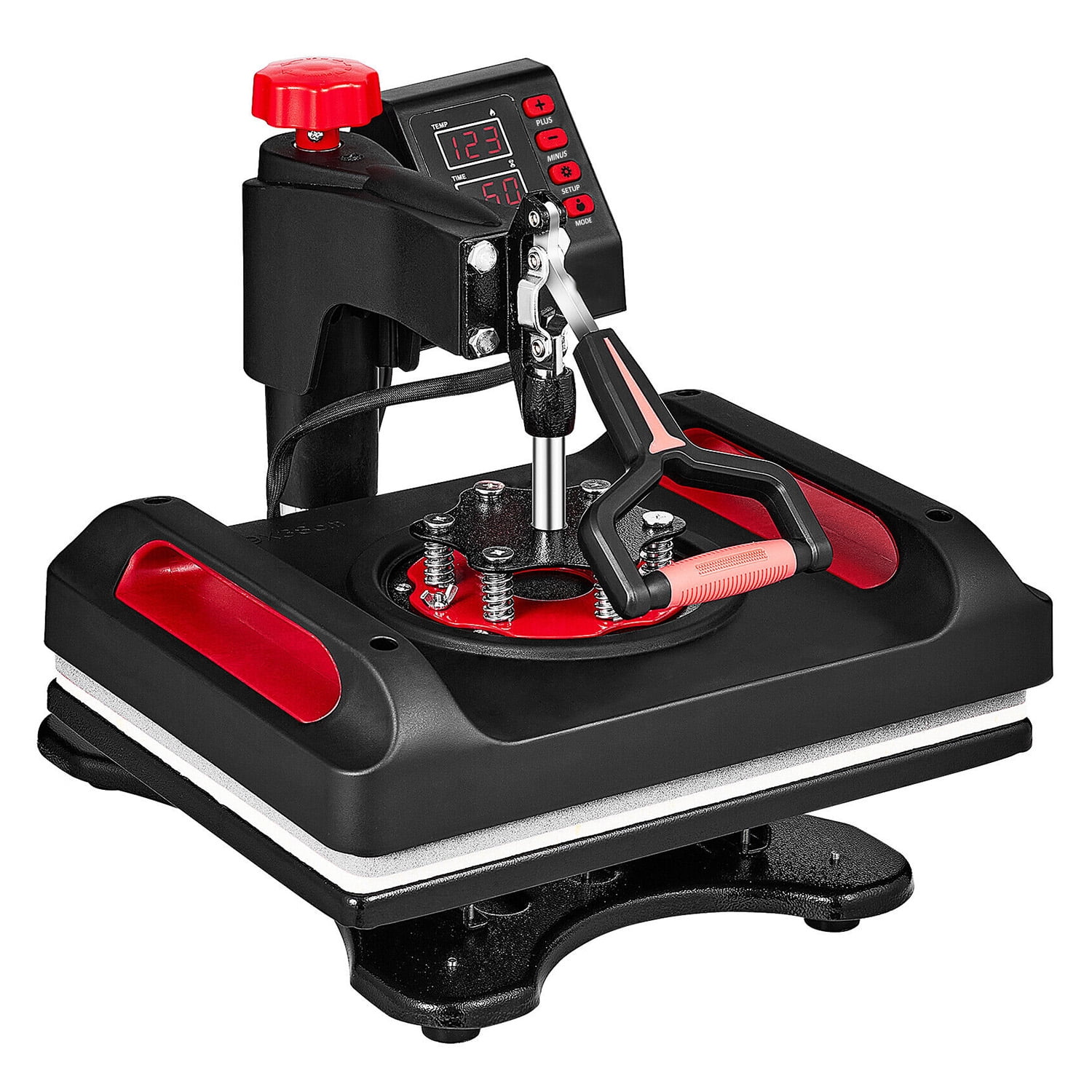 12 x 15 inches Heat Press Machine Fast Heating 360 Swing Away Digital Sublimation T-Shirt Vinyl Transfer Printer with Anti-Scald Surface for Canvas