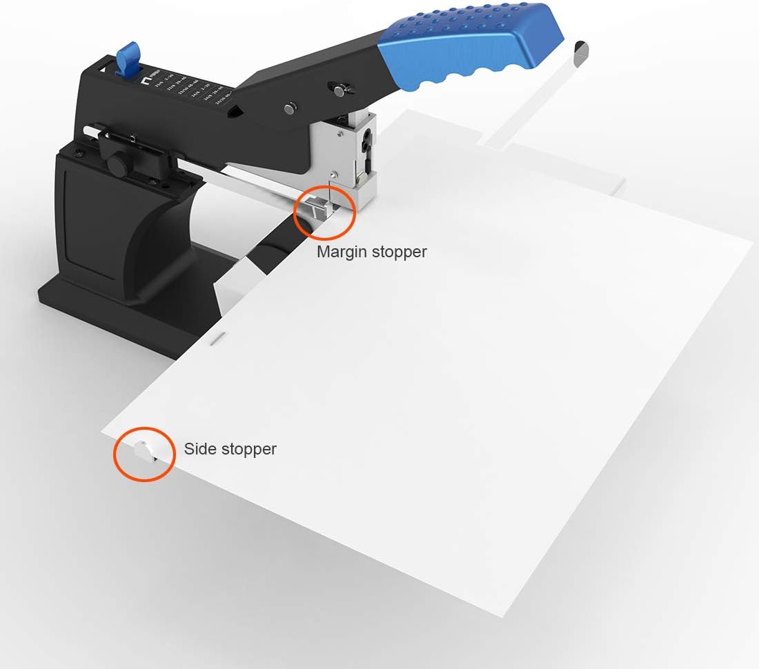 Rayson SH-03 Manual Stapler Heavy Duty Stapler Can Both Saddle and Flat