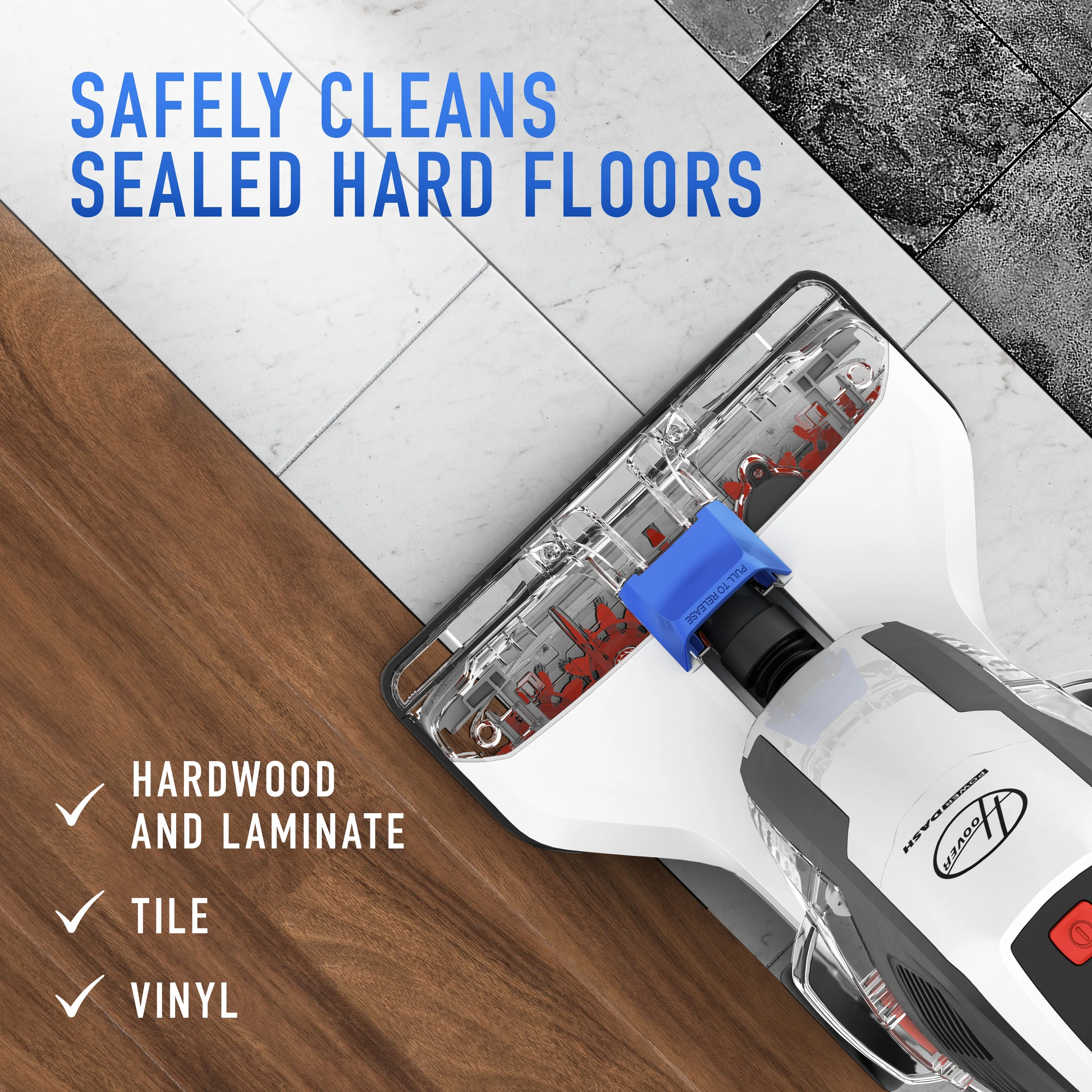 Hoover PowerDash Hard Floor & Multi-Surface Upright Cleaner, FH41010